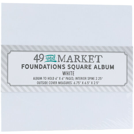 49 & Market Foundations Square Album White (FA-36725) 49 & Market Foundations Square Album White (FA-36725)