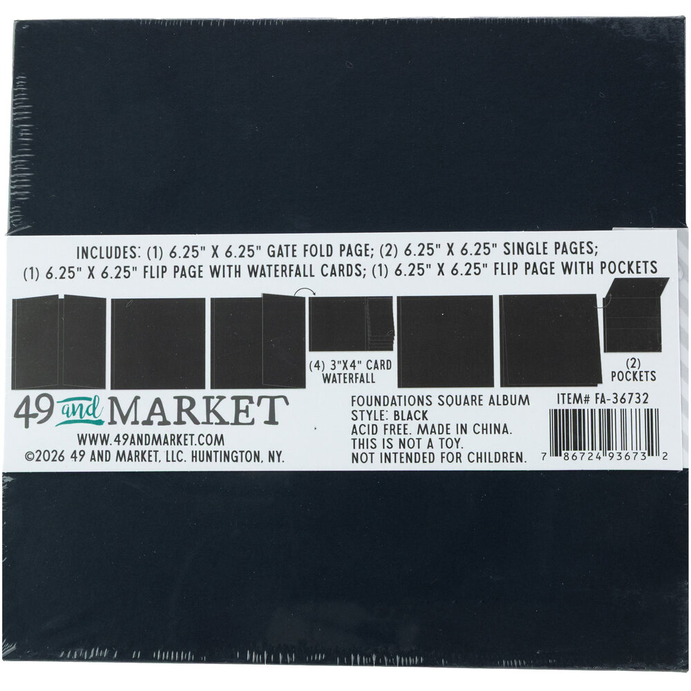 Ranger Foundations Square Album Black (FA-36732) Ranger Foundations Square Album Black (FA-36732)