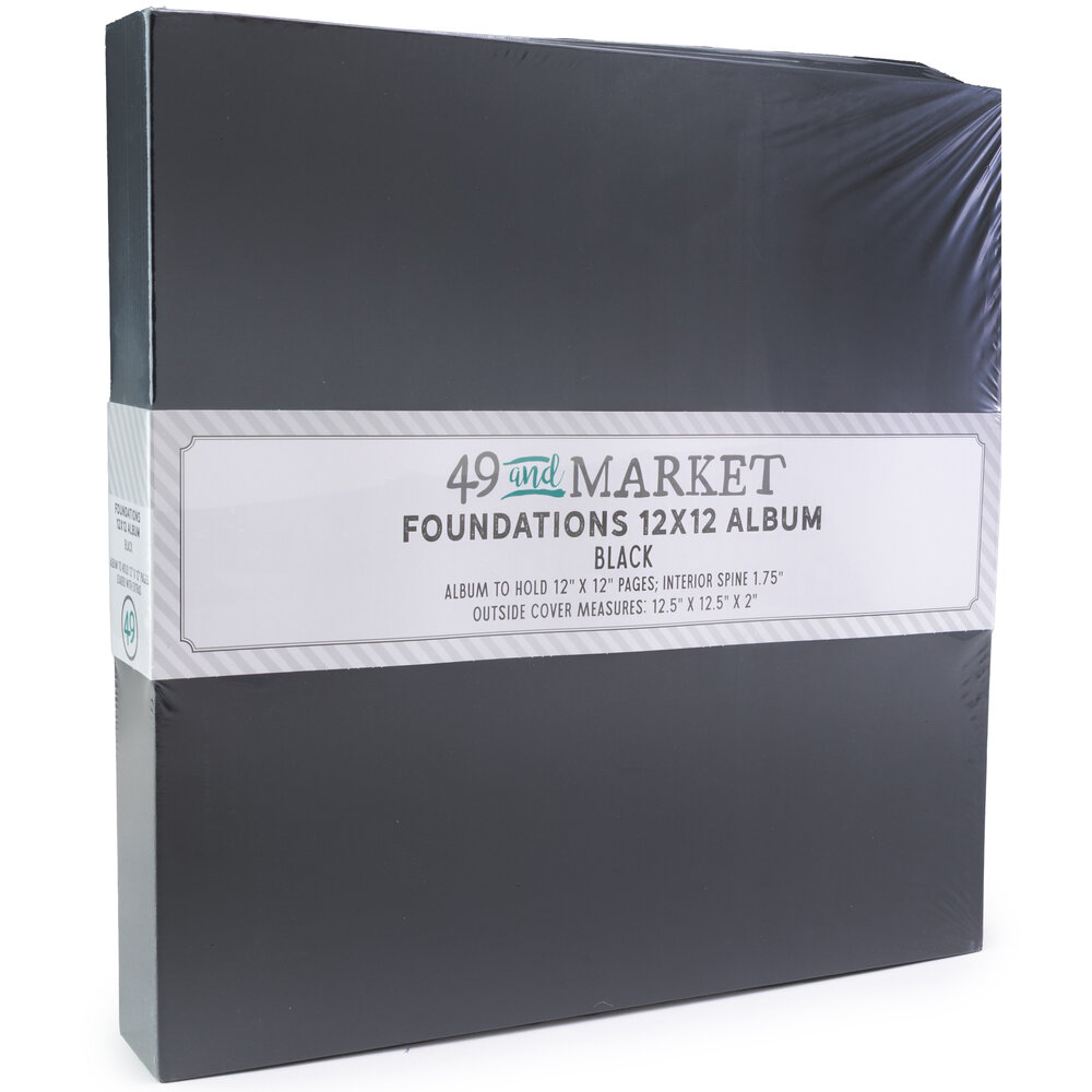 49 and Market Foundations 12x12 Inch Album Black (FA-36701) 49 and Market Foundations 12x12 Inch Album Black (FA-36701)