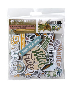 49 and Market Campfire Memories Chipboard Sentiments by Dennis Bruton (DCM-37487) 49 and Market Campfire Memories Chipboard Sentiments by Dennis Bruton (DCM-37487)