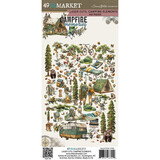 Ranger Campfire Memories Laser Cut Elements Camping by Dennis Bruton (DCM-37449)