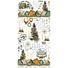 Ranger Campfire Memories 6x12 Inch Blendable Rub-on Transfer Set by Dennis Bruton (DCM-37425)