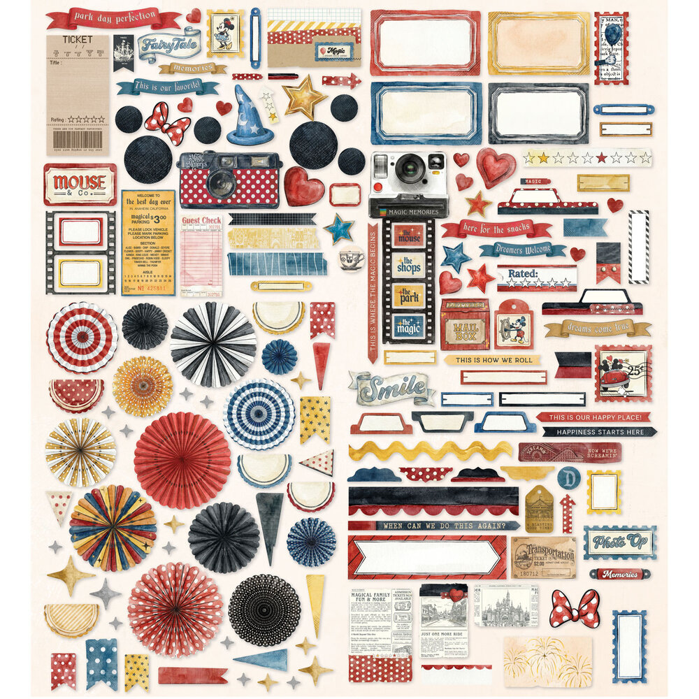 49 and Market Mouse & Co. Die-Cut Elements by Michelle Coleman (MMC-37692)