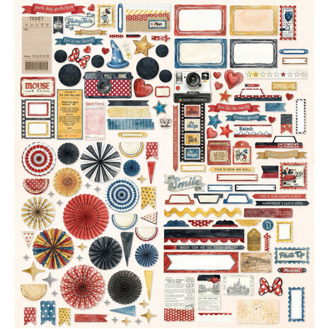 49 & Market Mouse & Co. Die-Cut Elements by Michelle Coleman (MMC-37692)