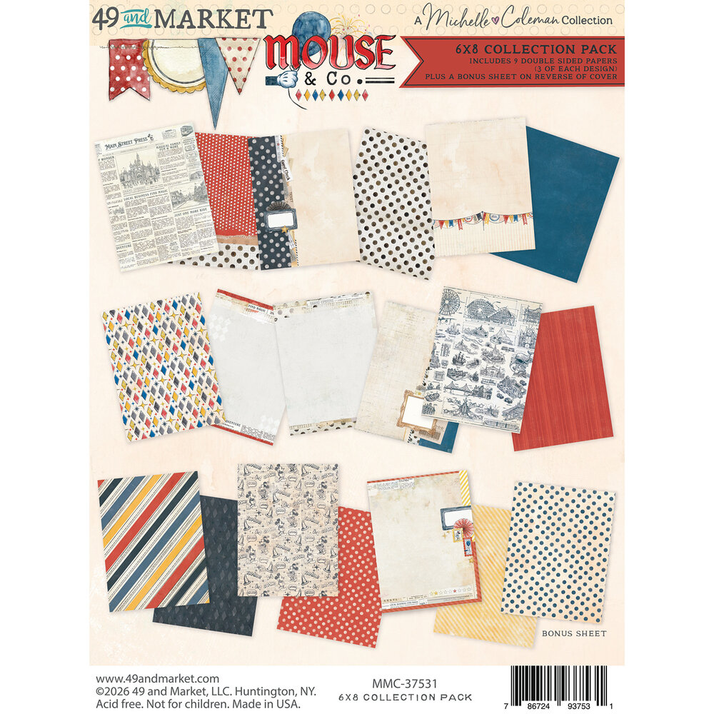 49 & Market Mouse & Co. 6x8 Inch Collection Pack by Michelle Coleman (MMC-37531)