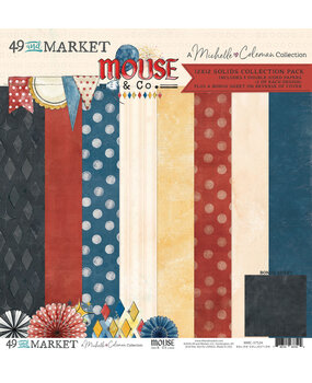 49 and Market Mouse & Co. 12x12 Inch Solids Collection Pack by Michelle Coleman (MMC-37524)