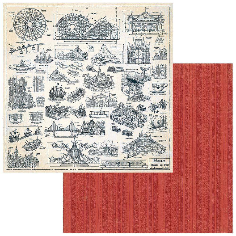 Ranger Mouse & Co. 12x12 Inch Collection Pack by Michelle Coleman (MMC-37517) Ranger Mouse & Co. 12x12 Inch Collection Pack by Michelle Coleman (MMC-37517)