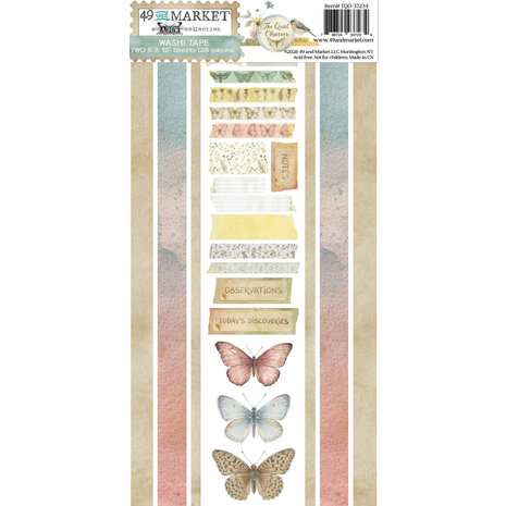 49 & Market The Quiet Observer Washi Sheets by Arthouse Whimsy (TQO-37234)