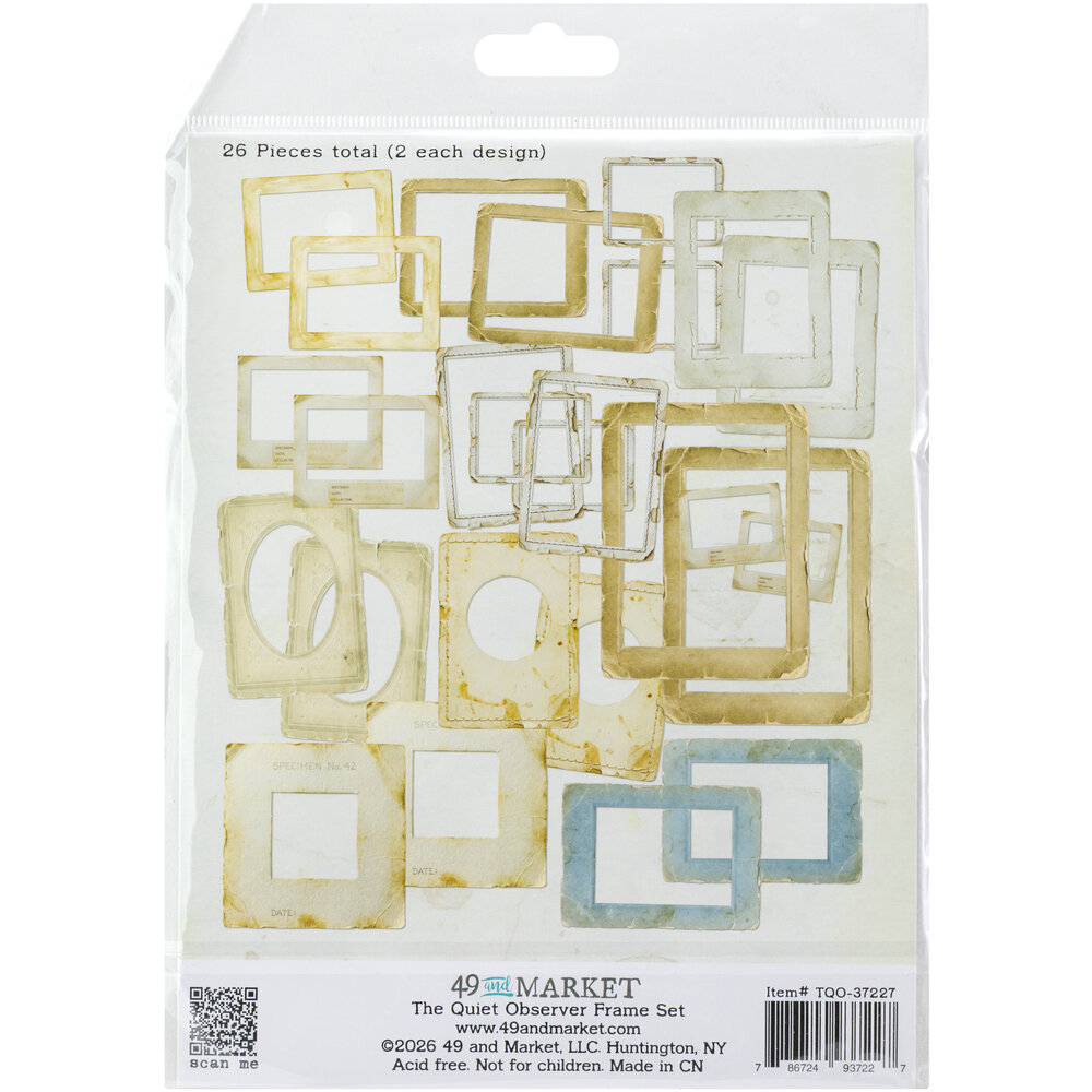 49 and Market The Quiet Observer Frame Set by Arthouse Whimsy (TQO-37227)