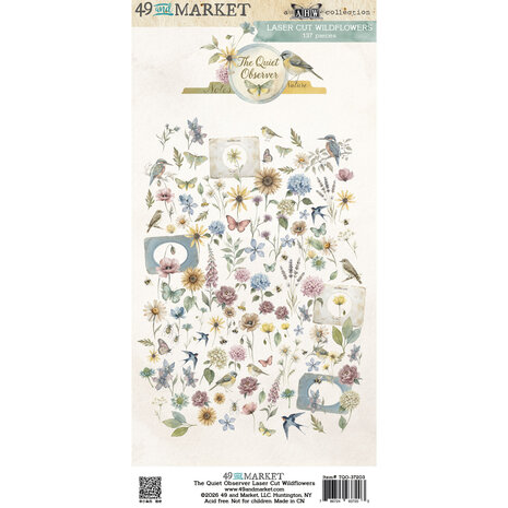 49 and Market The Quiet Observer Laser Cut Wildflowers by Arthouse Whimsy (TQO-37203)