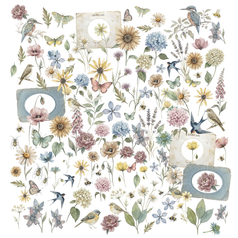 49 and Market The Quiet Observer Laser Cut Wildflowers by Arthouse Whimsy (TQO-37203)