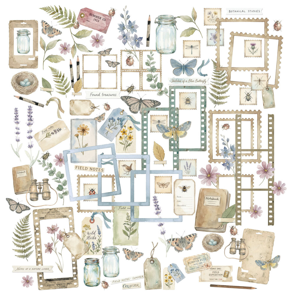 49 & Market The Quiet Observer Laser Cut Elements by Arthouse Whimsy (TQO-37197)