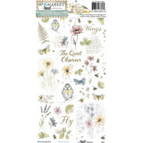 Ranger The Quiet Observer 6x12 Inch Blendable Rub-on Transfer Set by Arthouse Whimsy (TQO-37180)
