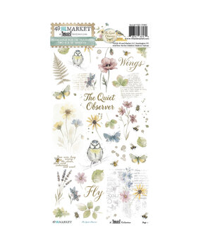 49 & Market The Quiet Observer 6x12 Inch Blendable Rub-on Transfer Set by Arthouse Whimsy (TQO-37180) 49 & Market The Quiet Observer 6x12 Inch Blendable Rub-on Transfer Set by Arthouse Whimsy (TQO-37180)
