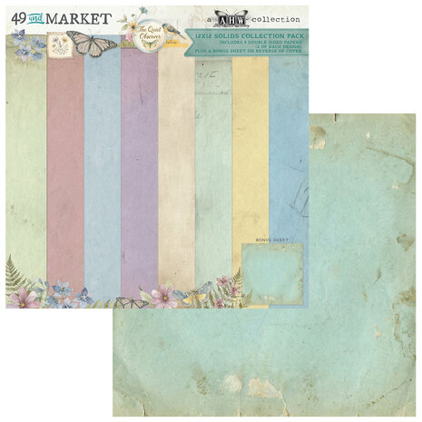 Ranger The Quiet Observer 12x12 Inch Solids Collection Pack by Arthouse Whimsy (TQO-37036) Ranger The Quiet Observer 12x12 Inch Solids Collection Pack by Arthouse Whimsy (TQO-37036)