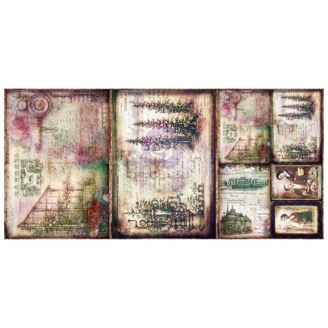 Finnabair Mechanical Orchard A3 Decoupage Fiber (3pcs) (951894) Finnabair Mechanical Orchard A3 Decoupage Fiber (3pcs) (951894)