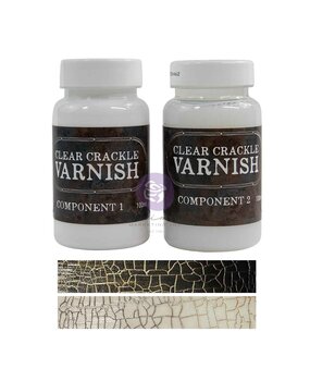 Finnabair Art Extravagance Clear Crackle Varnish Set (2x100ml) (951917)