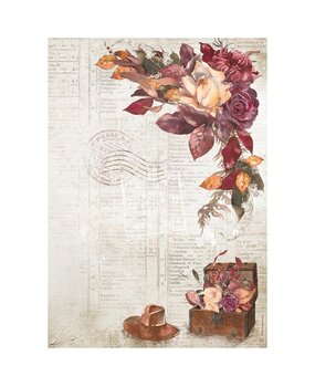 Stamperia Our Way A4 Rice Paper Chest and Hat (6pcs) (DFSA41155) Stamperia Our Way A4 Rice Paper Chest and Hat (6pcs) (DFSA41155)