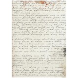 Stamperia Our Way A4 Rice Paper Handmande Letter (6pcs) (DFSA41156)