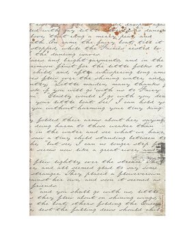 Stamperia Our Way A4 Rice Paper Handmande Letter (6pcs) (DFSA41156) Stamperia Our Way A4 Rice Paper Handmande Letter (6pcs) (DFSA41156)