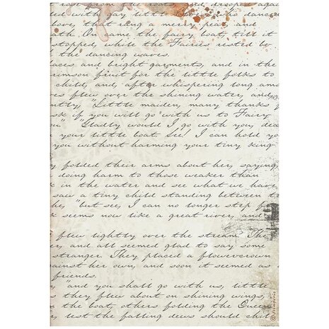 Stamperia Our Way A4 Rice Paper Handmande Letter (6pcs) (DFSA41156) Stamperia Our Way A4 Rice Paper Handmande Letter (6pcs) (DFSA41156)