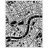 Stamperia Our Way Thick Stencils 20x25cm Street Map (KSTD225)