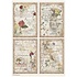 Flowers and Poems A4 Rice Paper 4 Cards (6pcs) (DFSA41159) Flowers and Poems A4 Rice Paper 4 Cards (6pcs) (DFSA41159)