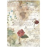 Stamperia Flowers and Poems A4 Rice Paper Pattern (6pcs) (DFSA41158)