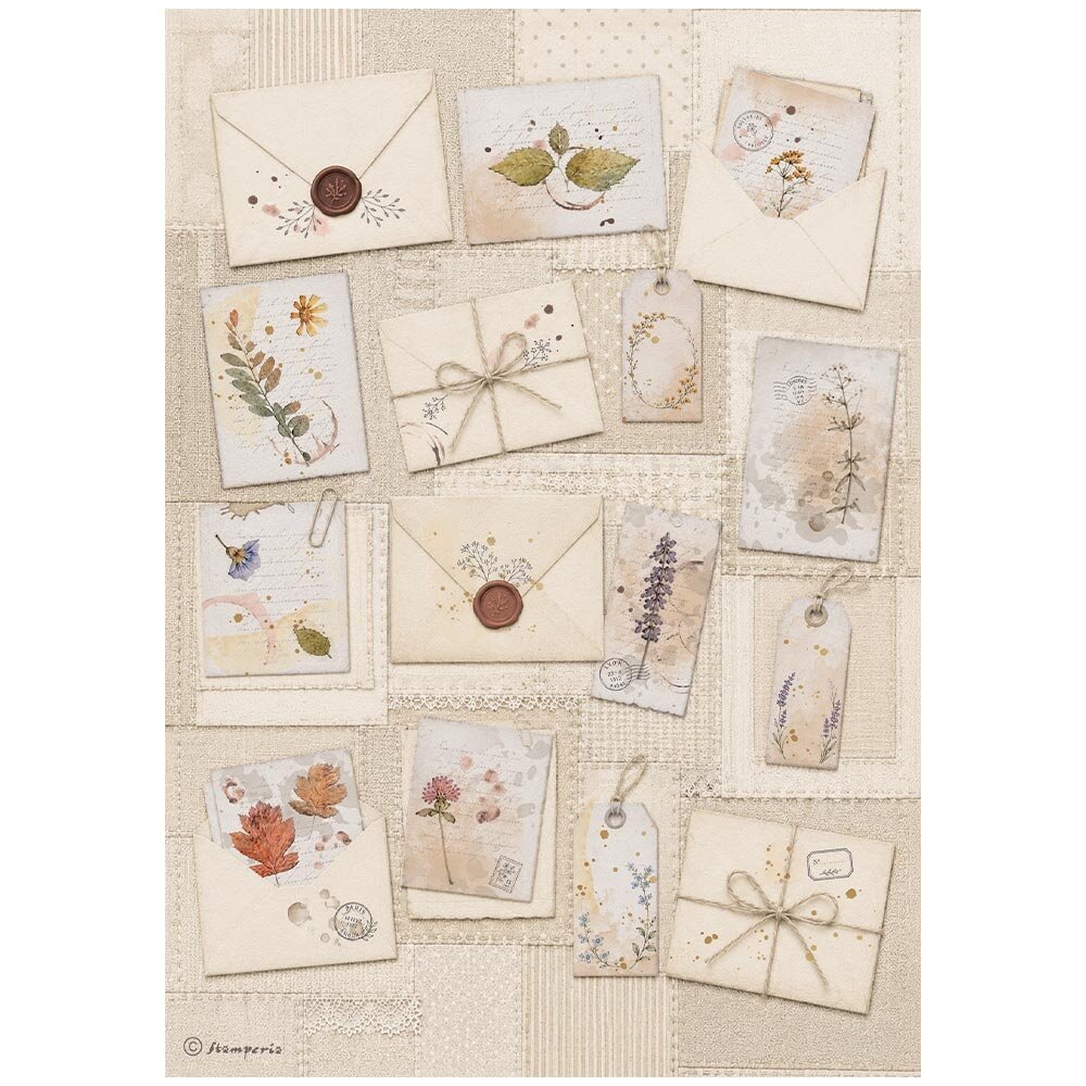 Stamperia Flowers and Poems A4 Rice Paper Selection (6pcs) (DFSA4XFP) Stamperia Flowers and Poems A4 Rice Paper Selection (6pcs) (DFSA4XFP)