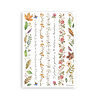 Stamperia Flowers and Poems A5 Washi Pad (8pcs) (SBW37) Stamperia Flowers and Poems A5 Washi Pad (8pcs) (SBW37)