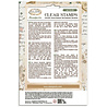Stamperia Flowers and Poems Clear Stamps (WTK247) Stamperia Flowers and Poems Clear Stamps (WTK247)