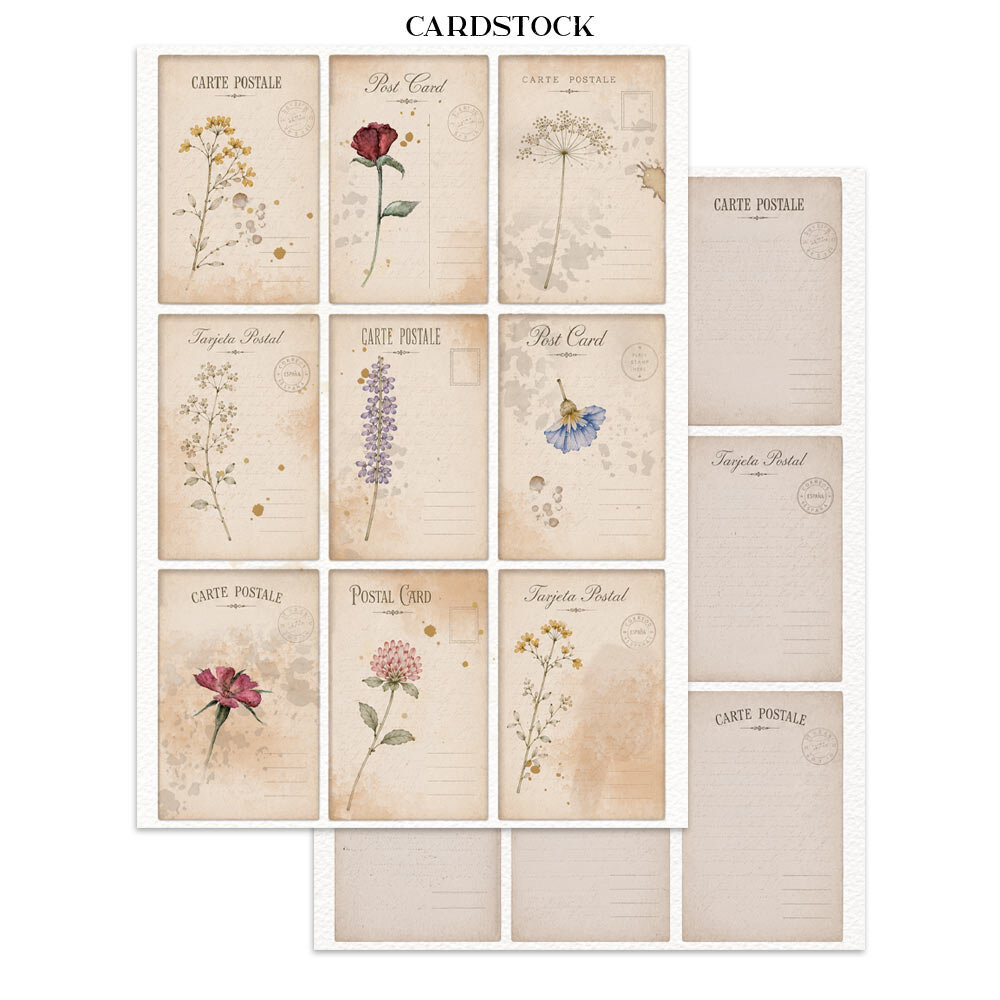 Stamperia Flowers and Poems Junk Journal A5 Focus Points (SBJKS10) Stamperia Flowers and Poems Junk Journal A5 Focus Points (SBJKS10)