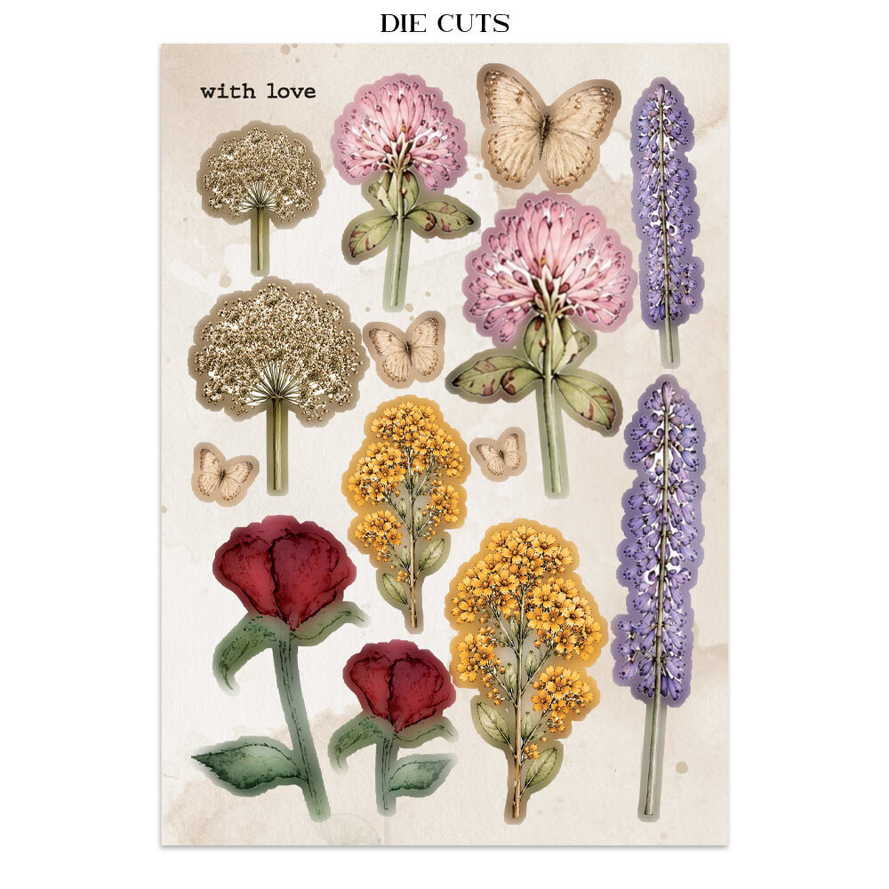 Stamperia Flowers and Poems Junk Journal A5 Focus Points (SBJKS10) Stamperia Flowers and Poems Junk Journal A5 Focus Points (SBJKS10)