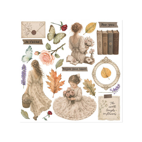 Stamperia Flowers and Poems Rub-On 15,5x15x5cm Assortment (6pcs) (DFLRBX24) Stamperia Flowers and Poems Rub-On 15,5x15x5cm Assortment (6pcs) (DFLRBX24)
