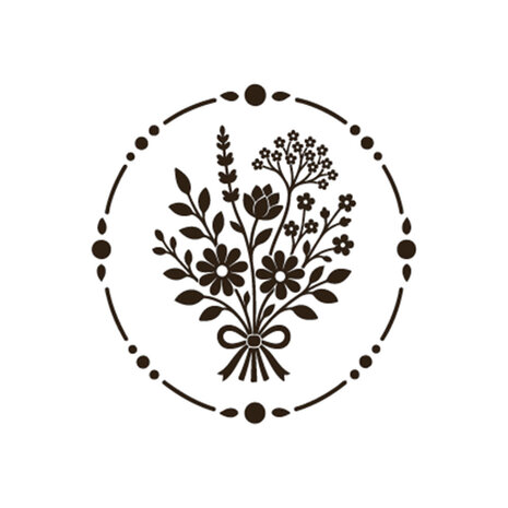Stamperia Flowers and Poems Wax and Seals (6 seals) (WAXSL17)