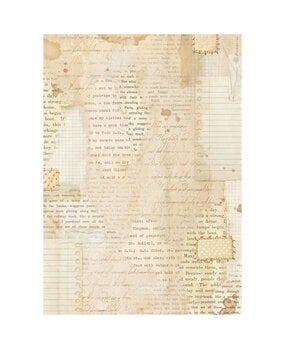 Stamperia Cozy Family A4 Rice Paper Books Scraps (6pcs) (DFSA41169)