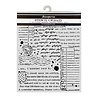 Stamperia Cozy Family Thick Stencils 20x25cm Letters (KSTD222) Stamperia Cozy Family Thick Stencils 20x25cm Letters (KSTD222)
