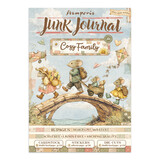 Stamperia Cozy Family Junk Journal Stickers, Backgrounds, Cut-Outs (SBJK32)