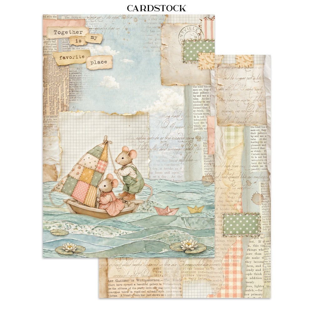 Stamperia Cozy Family Junk Journal Stickers, Backgrounds, Cut-Outs (SBJK32) Stamperia Cozy Family Junk Journal Stickers, Backgrounds, Cut-Outs (SBJK32)