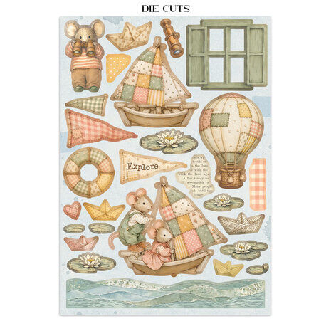 Stamperia Cozy Family Junk Journal Stickers, Backgrounds, Cut-Outs (SBJK32) Stamperia Cozy Family Junk Journal Stickers, Backgrounds, Cut-Outs (SBJK32)
