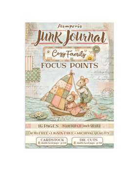 Stamperia Cozy Family Junk Journal A5 Focus Points (SBJKS11) Stamperia Cozy Family Junk Journal A5 Focus Points (SBJKS11)