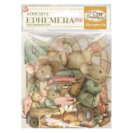 Stamperia Cozy Family Ephemera (DFLCT93)