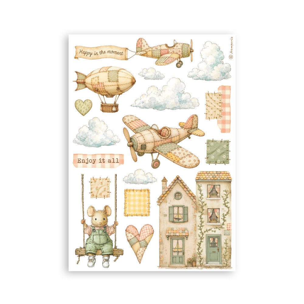 Stamperia Cozy Family A5 Washi Pad (8pcs) (SBW38) Stamperia Cozy Family A5 Washi Pad (8pcs) (SBW38)