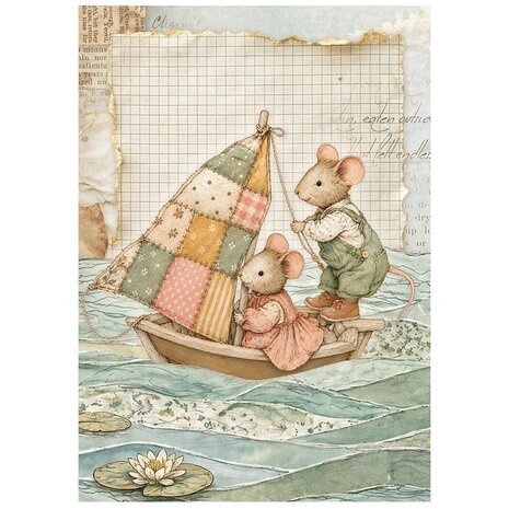 Stamperia Cozy Family A6 Mini Rice Paper Selection (8pcs) (DFSA6X14) Stamperia Cozy Family A6 Mini Rice Paper Selection (8pcs) (DFSA6X14)