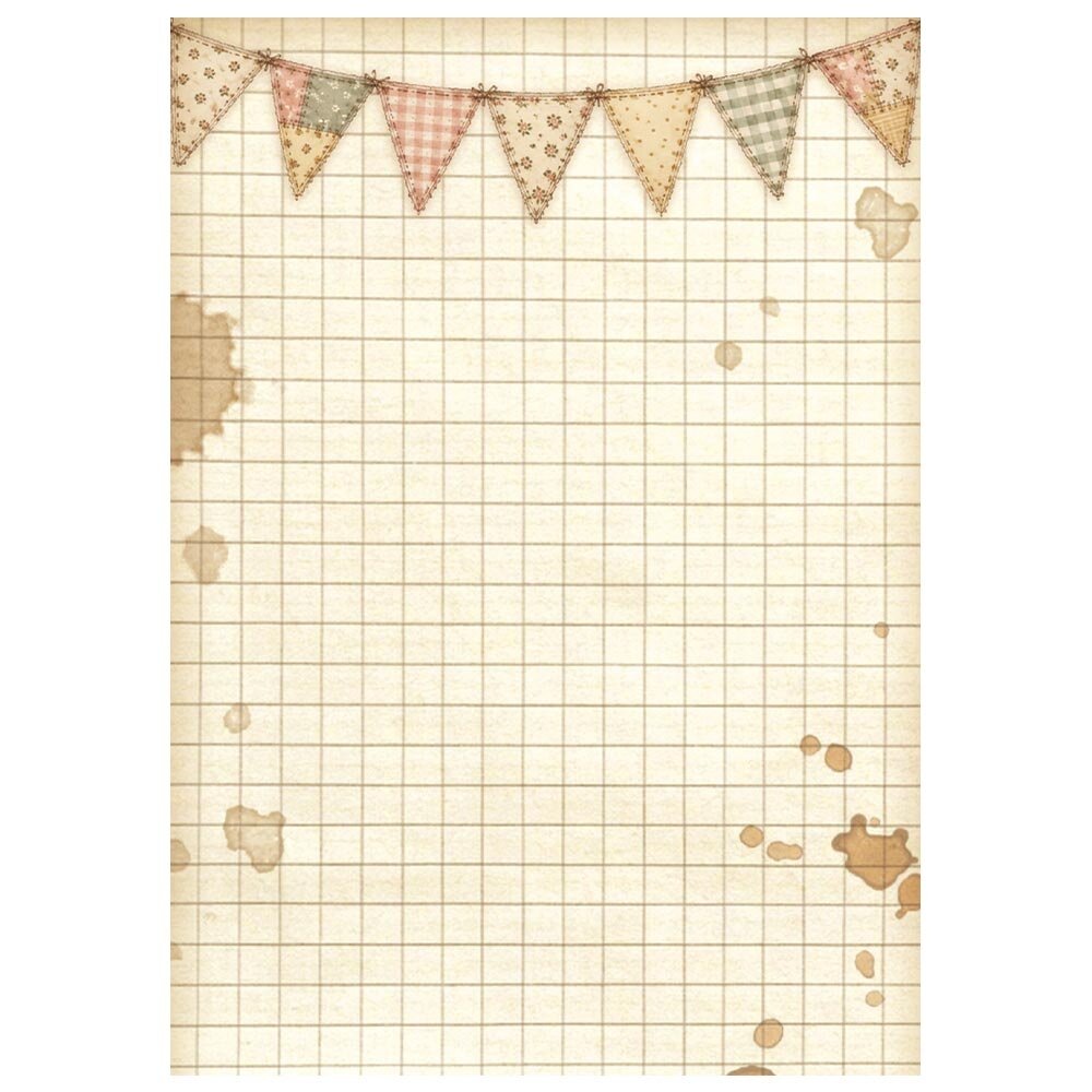 Stamperia Cozy Family A6 Rice Paper Backgrounds Selection (8pcs) (DFSAK6063)