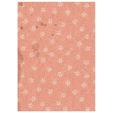 Stamperia Cozy Family A6 Rice Paper Backgrounds Selection (8pcs) (DFSAK6063)