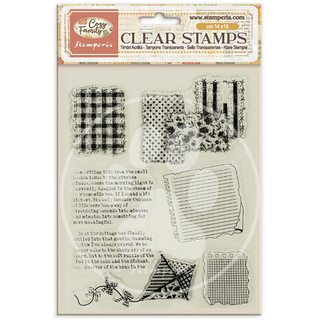 Stamperia Cozy Family Clear Stamps (WTK248) Stamperia Cozy Family Clear Stamps (WTK248)