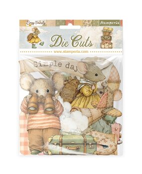 Stamperia Cozy Family Die Cuts Assorted (DFLDC145) Stamperia Cozy Family Die Cuts Assorted (DFLDC145)