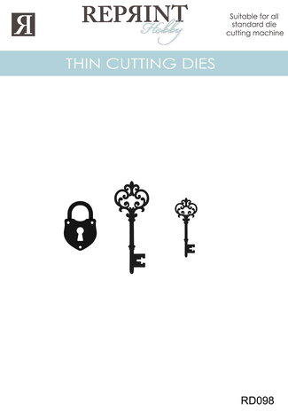 Reprint Hidden Magic Thin Cutting Dies Lock'n Keys (3pcs) (RD098) Reprint Hidden Magic Thin Cutting Dies Lock'n Keys (3pcs) (RD098)