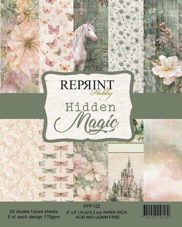 Reprint Hidden Magic 6x6 Inch Paper Pack (RPP122)